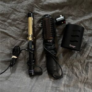 L'ange Hair blow drying brush and curling iron